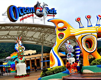 Visit Ocean Park, one of the largest oceanariums in the world which features aquariums, dolphin shows and of course, the giant pandas. (Upon reservation you can choose to either to have RETURN Hotel Transfer Journey or SINGLE Hotel to Ocean Park Transfer Journey).Ocean Park is one of the largest oceanariums in the world and the largest of its kind in S.E. Asia with an area of 870,000 square metres. It features aquariums, dolphin shows, thrilling rides, Asia...Transportation by coach, entrance to Ocean Park and Middle Kingdom, tour of jewellery factory and services of a local guide. 