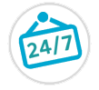 24 X 7 Assistance